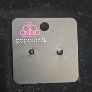 Paparazzi Emerald Green Stud Earrings